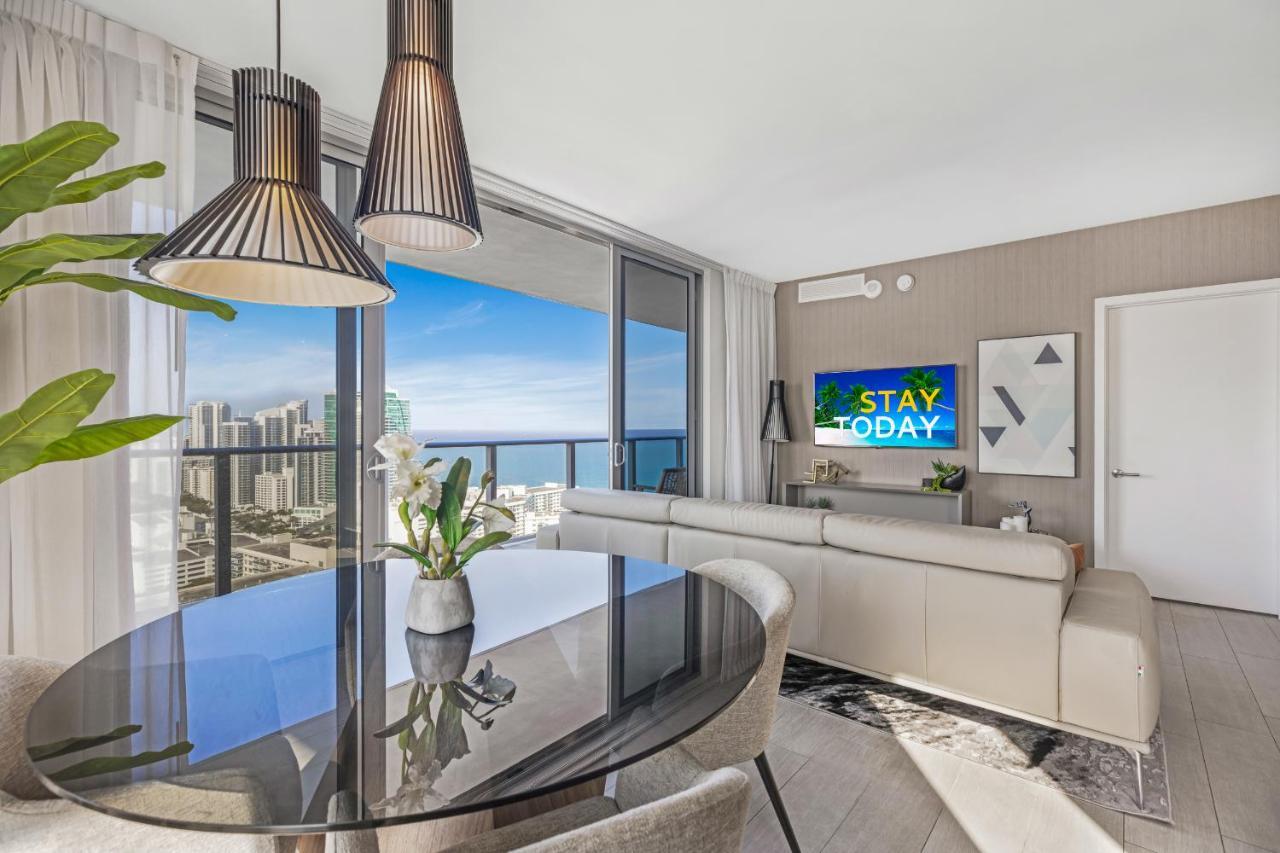 Hyde Beach House - Luxury 2-Bedroom - Gorgeous View - Resort Amenities - Rooftop Pool - Hot Tub - Tennis Court - Minutes To The Ocean Hollywood Exteriör bild