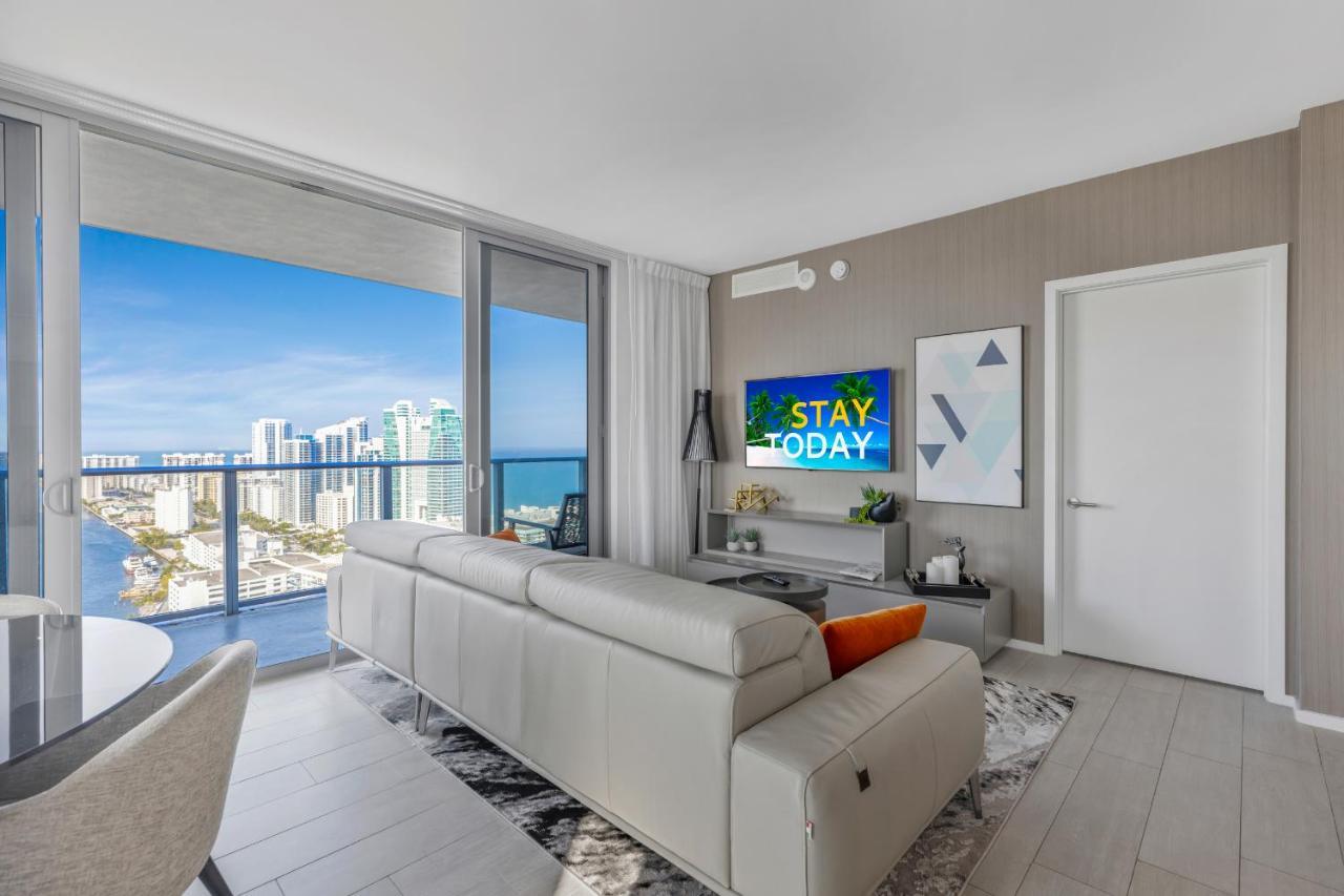 Hyde Beach House - Luxury 2-Bedroom - Gorgeous View - Resort Amenities - Rooftop Pool - Hot Tub - Tennis Court - Minutes To The Ocean Hollywood Exteriör bild